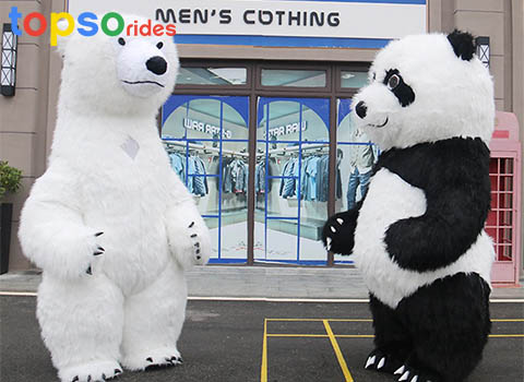 inflatable panda costume