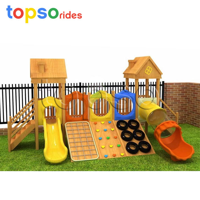 Kids slide playground